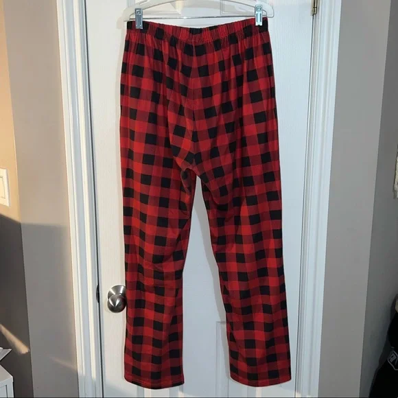 IFFEI Size Large Red & Black Pyjama Pants - Picture 3 of 3